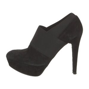 Stuart Weitzman Black Suede Pumps